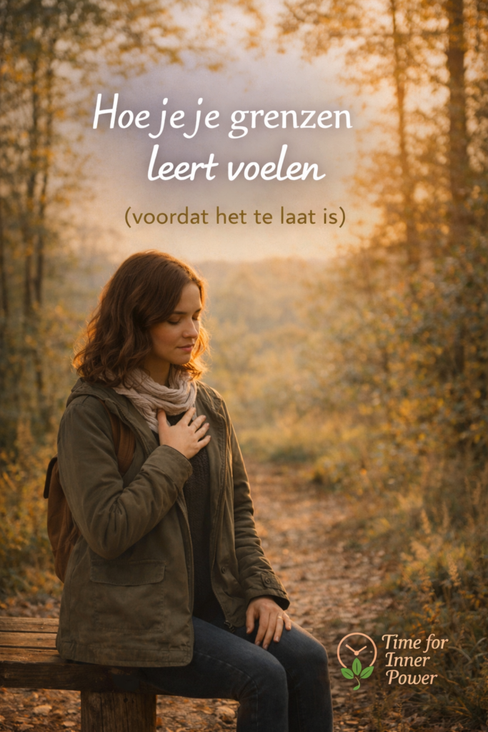 hoe je je grenzen leert voelen